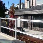 custom alumium walk way railing