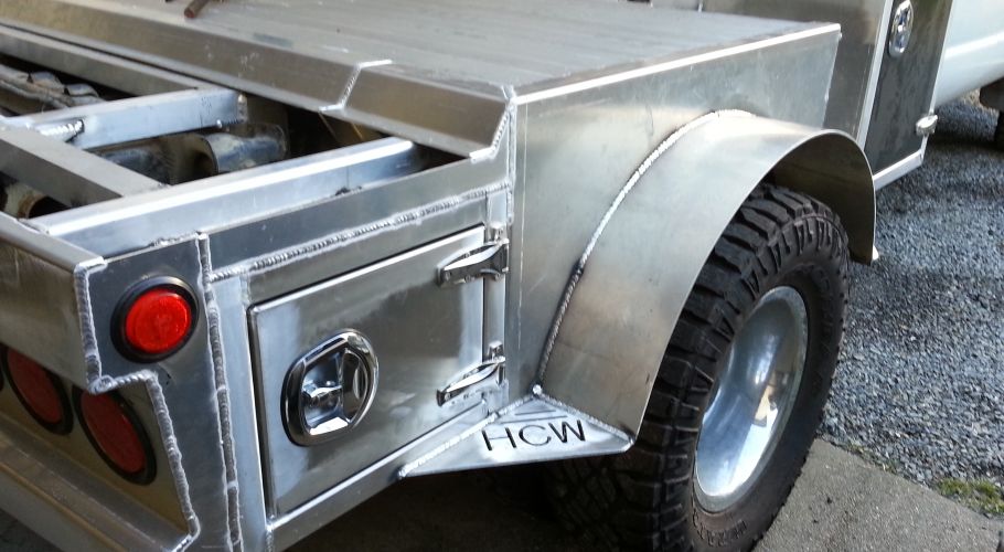 Custom Aluminum truck door 1