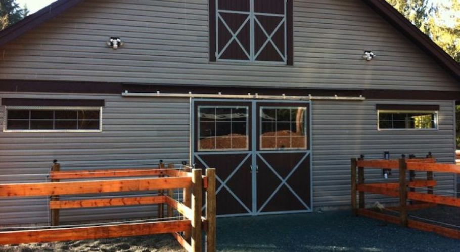 Custom Steel Horse Barn Sliding Doors