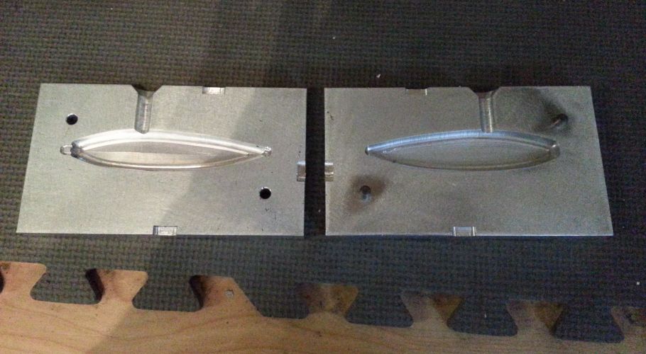 custom fishing weight mold