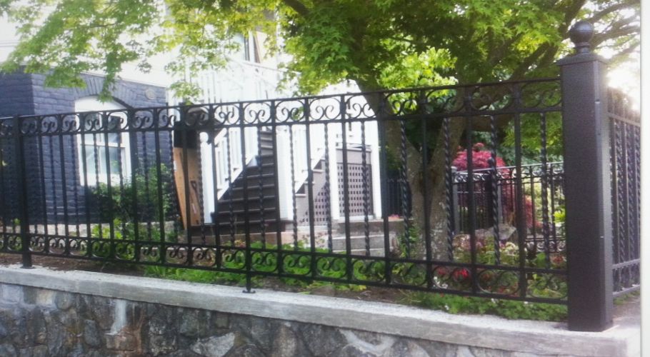 custom steel fence