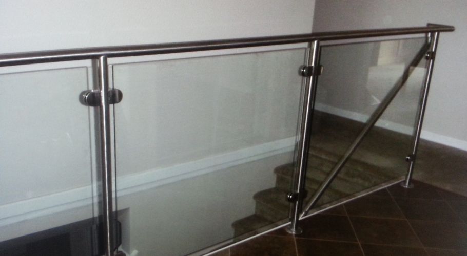 custom glass railing