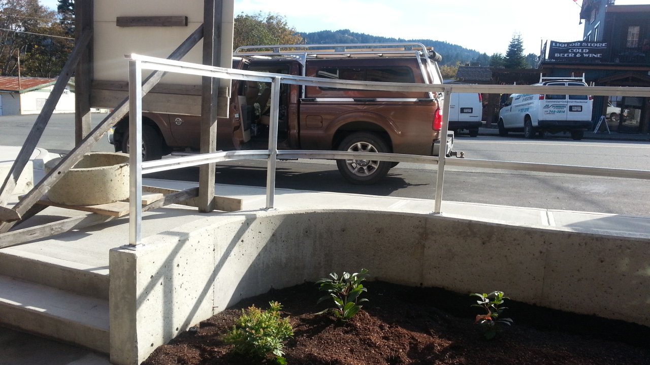 Wac Railing Pictures - crofton custom alumium walk way railing
